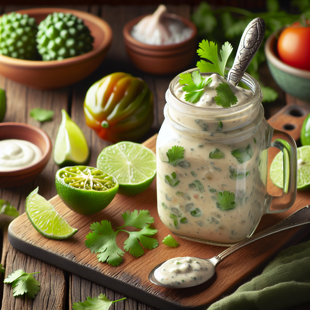 Creamy Tomatillo Ranch (Cafe Rio Copycat)