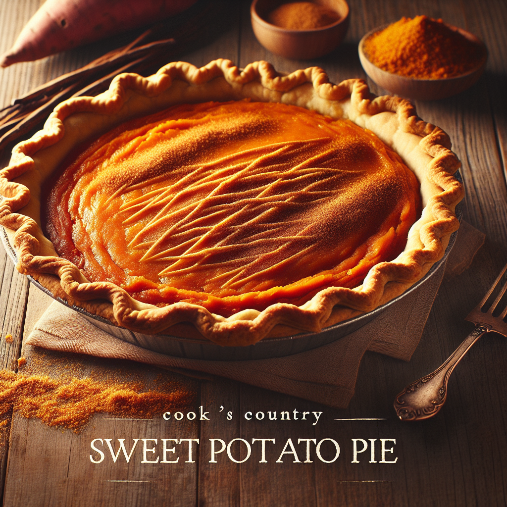 Cook's Country Sweet Potato Pie