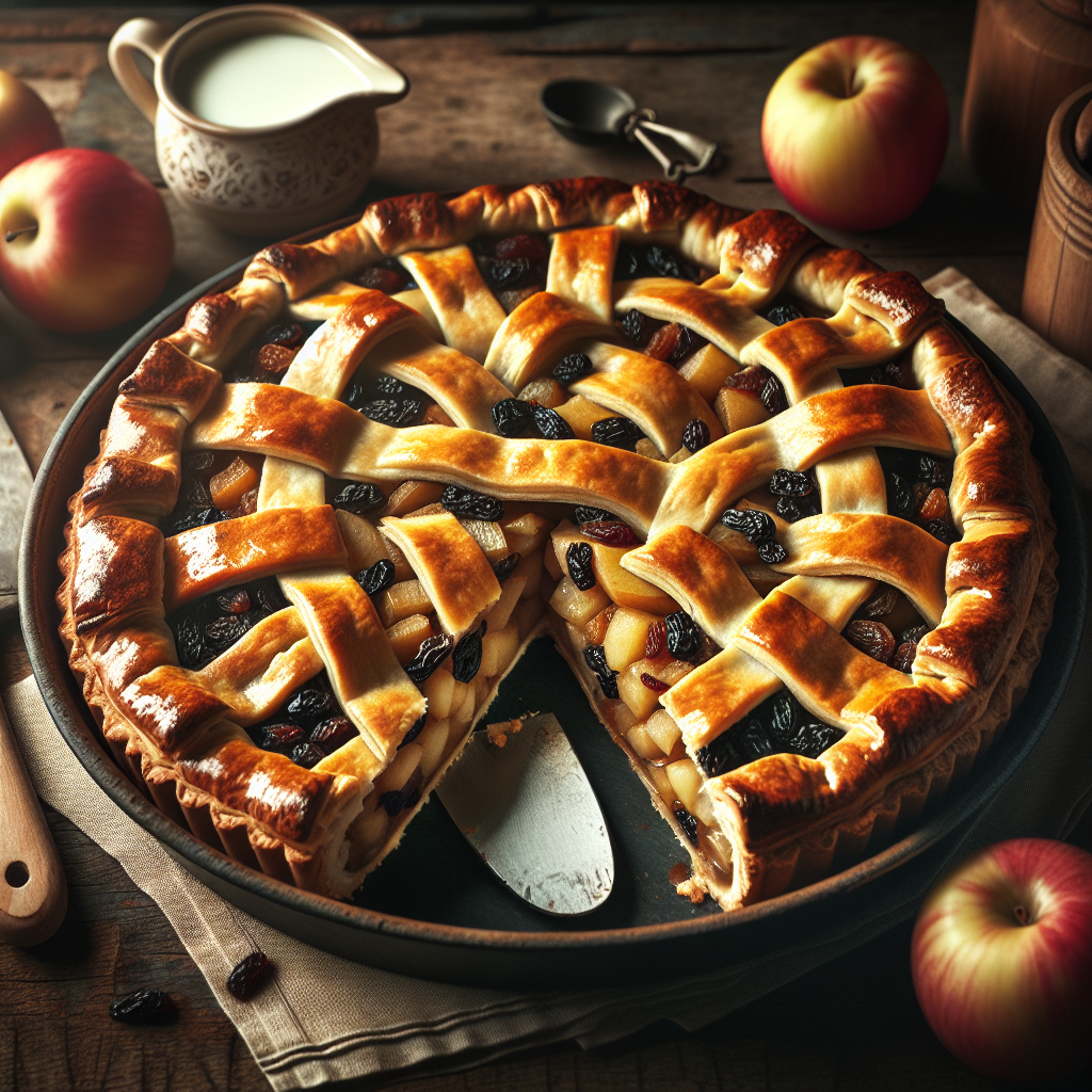 Dutch Apple Raisin Pie