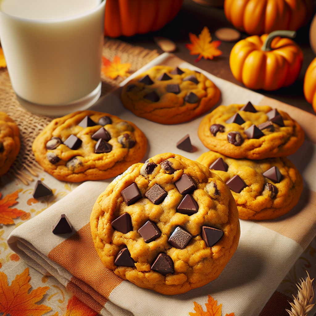 Pumpkin Chocolate Chip Cookies