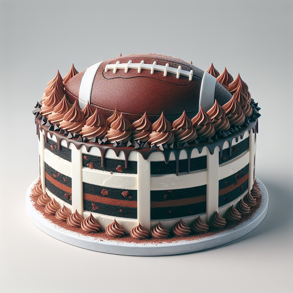 Julie and Richard Orr's Football Cake