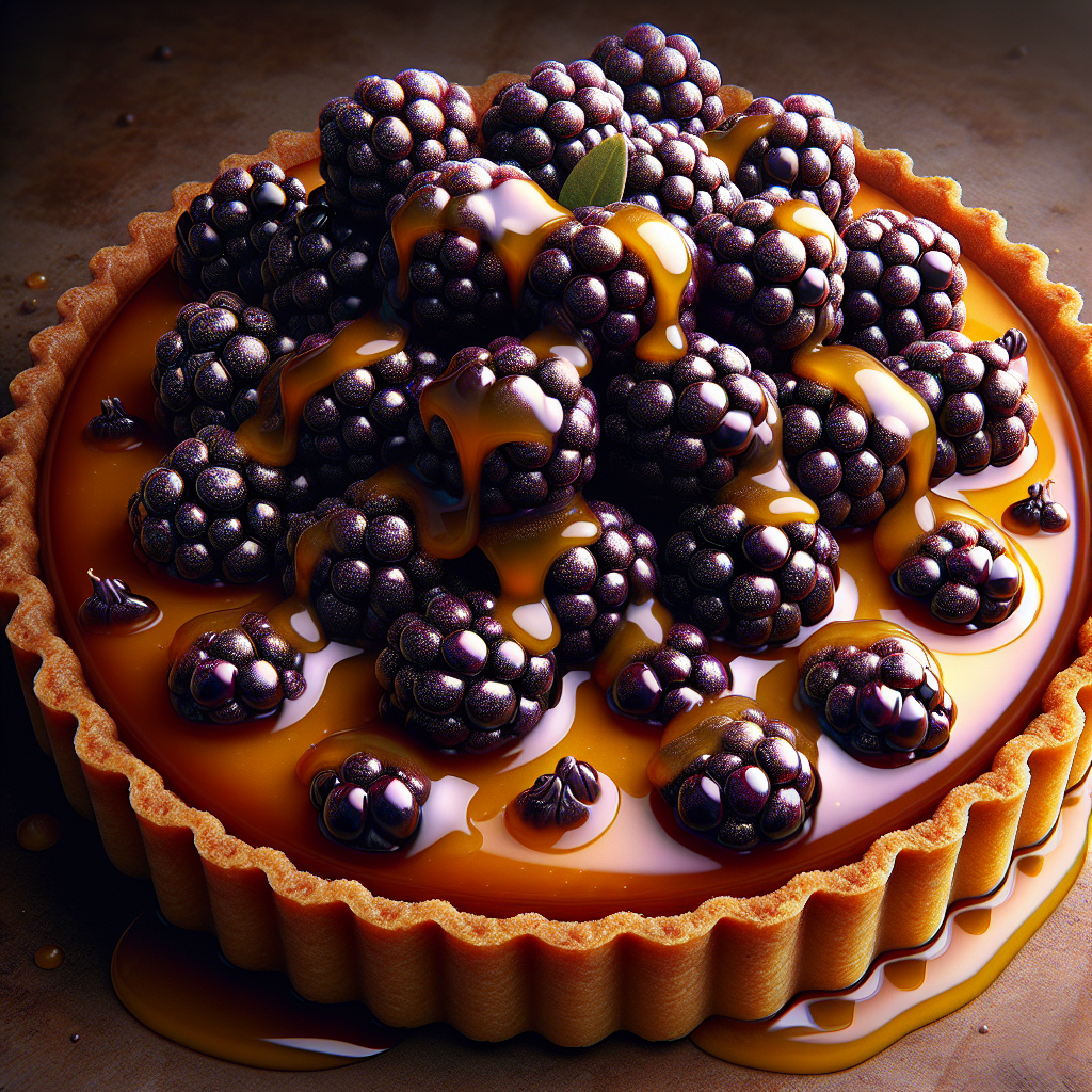 Blackberry Caramel Tart